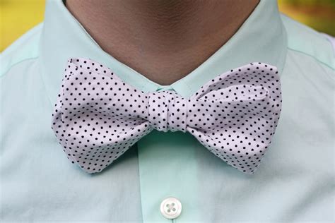 making bow ties from neckties.